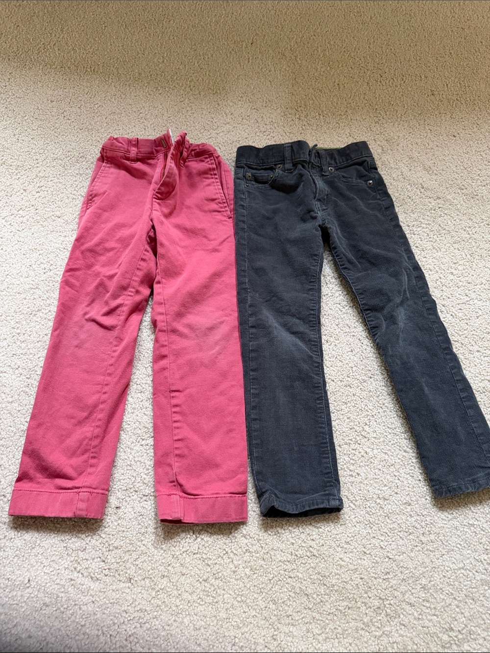 Lot of 2 pairs boys CREWCUTS pants size 5